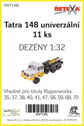 Laserové doplňky - RW Tatra 148 univerzální